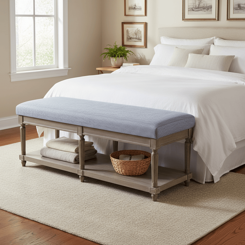 Voyage Maison (Riva Home) Voyage Maison Furniture MATILDA BENCH COBALT / STONE by Voyage Maison & simply Hazel