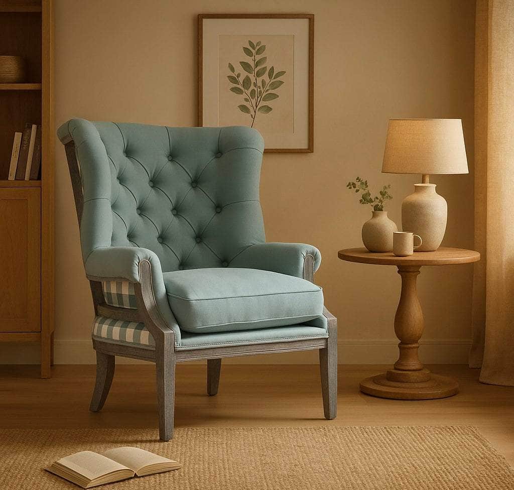 Voyage Maison (Riva Home) Voyage Maison Furniture Maxwell Deconstructed Tamar Duck Egg Chair By Voyage Maison