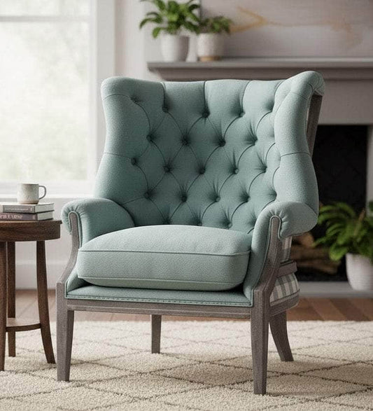 Voyage Maison (Riva Home) Voyage Maison Furniture Maxwell Deconstructed Tamar Duck Egg Chair By Voyage Maison