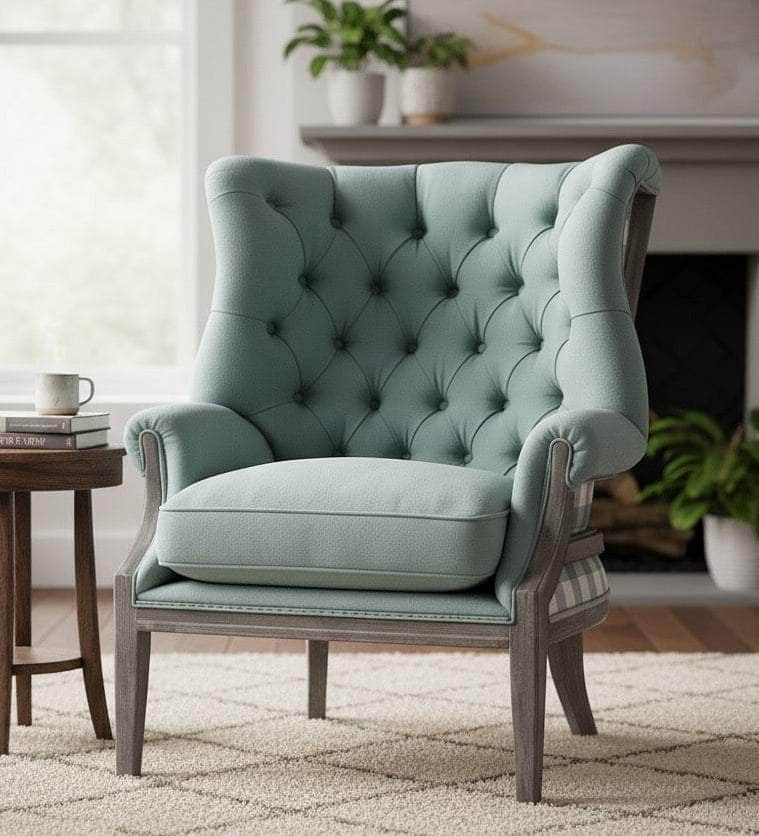 Voyage Maison (Riva Home) Voyage Maison Furniture Maxwell Deconstructed Tamar Duck Egg Chair By Voyage Maison