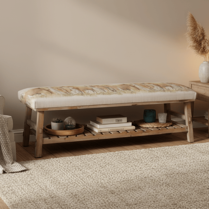 Voyage Maison (Riva Home) Voyage Maison Furniture RUPERT BENCH HIGHLAND COO by Voyage Maison