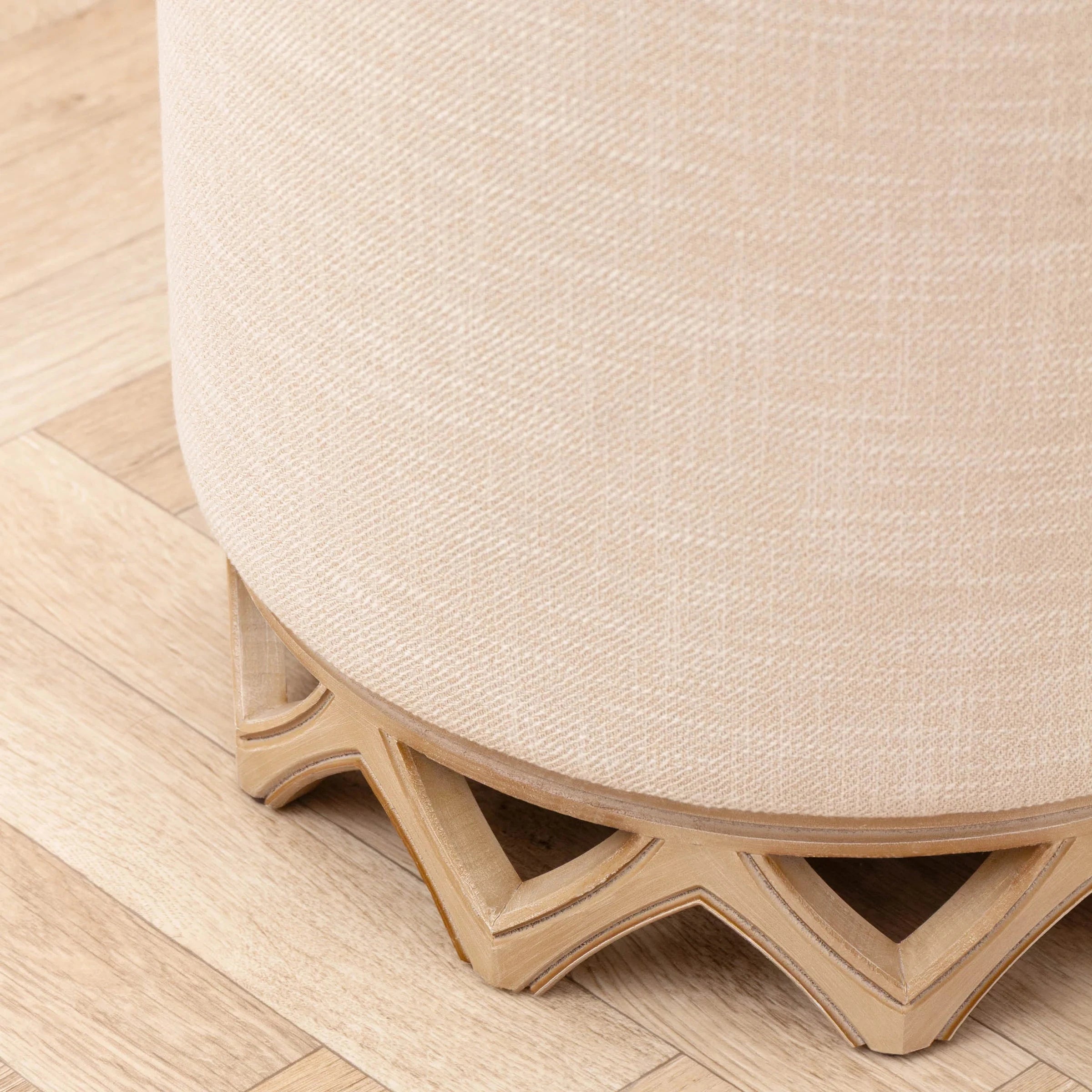 Voyage Maison (Riva Home) Voyage Maison Furniture Voyage Maison Clara Footstool – Oak