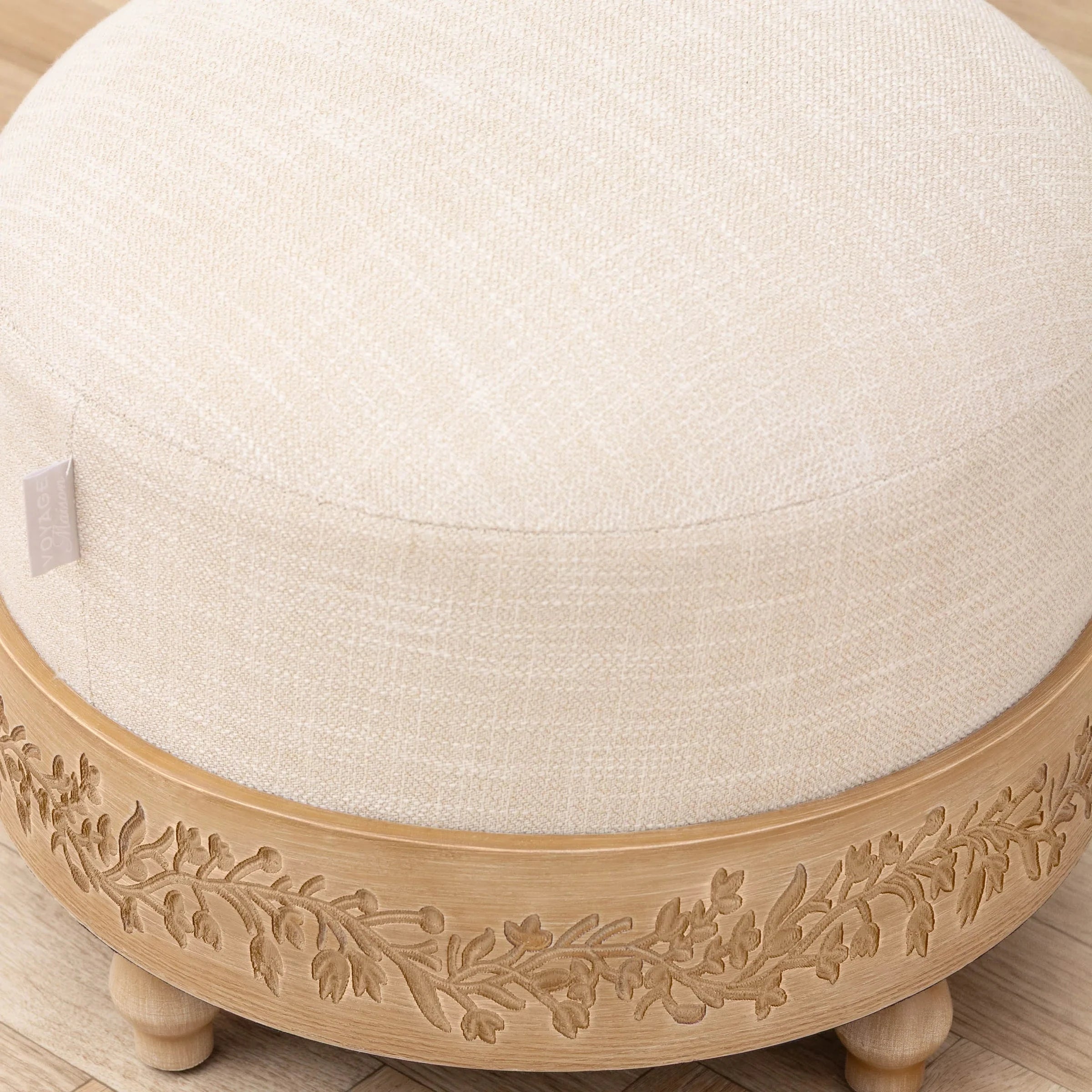 Voyage Maison (Riva Home) Voyage Maison Furniture Voyage Maison Mabel Footstool – Oak