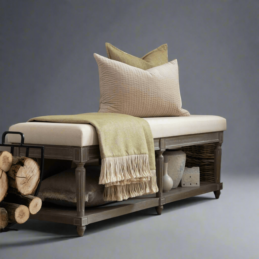 Voyage Maison (Riva Home) Voyage Maison Furniture Voyage Maison Matilda Bench in Stone