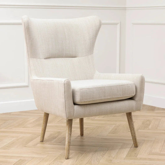 Voyage Maison (Riva Home) Voyage Maison Furniture Voyage Maison Oswald Textured Woven Chair Linen
