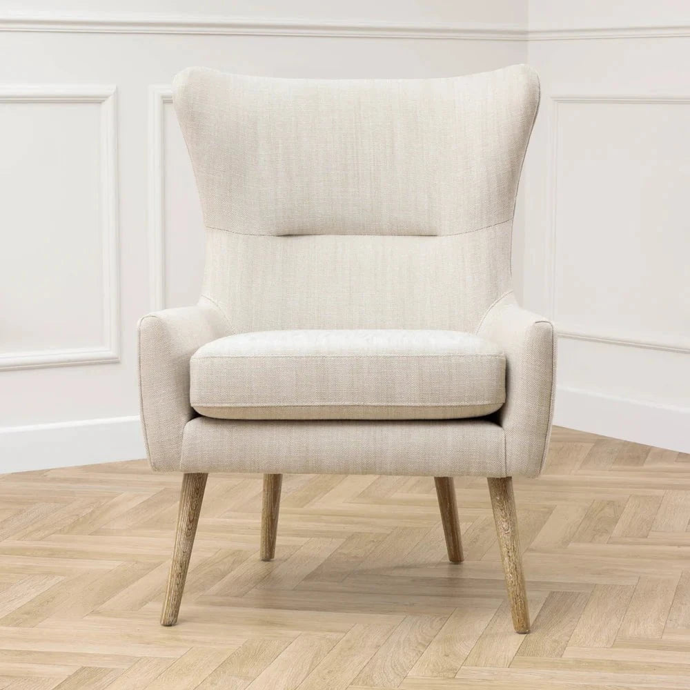 Voyage Maison (Riva Home) Voyage Maison Furniture Voyage Maison Oswald Textured Woven Chair Linen
