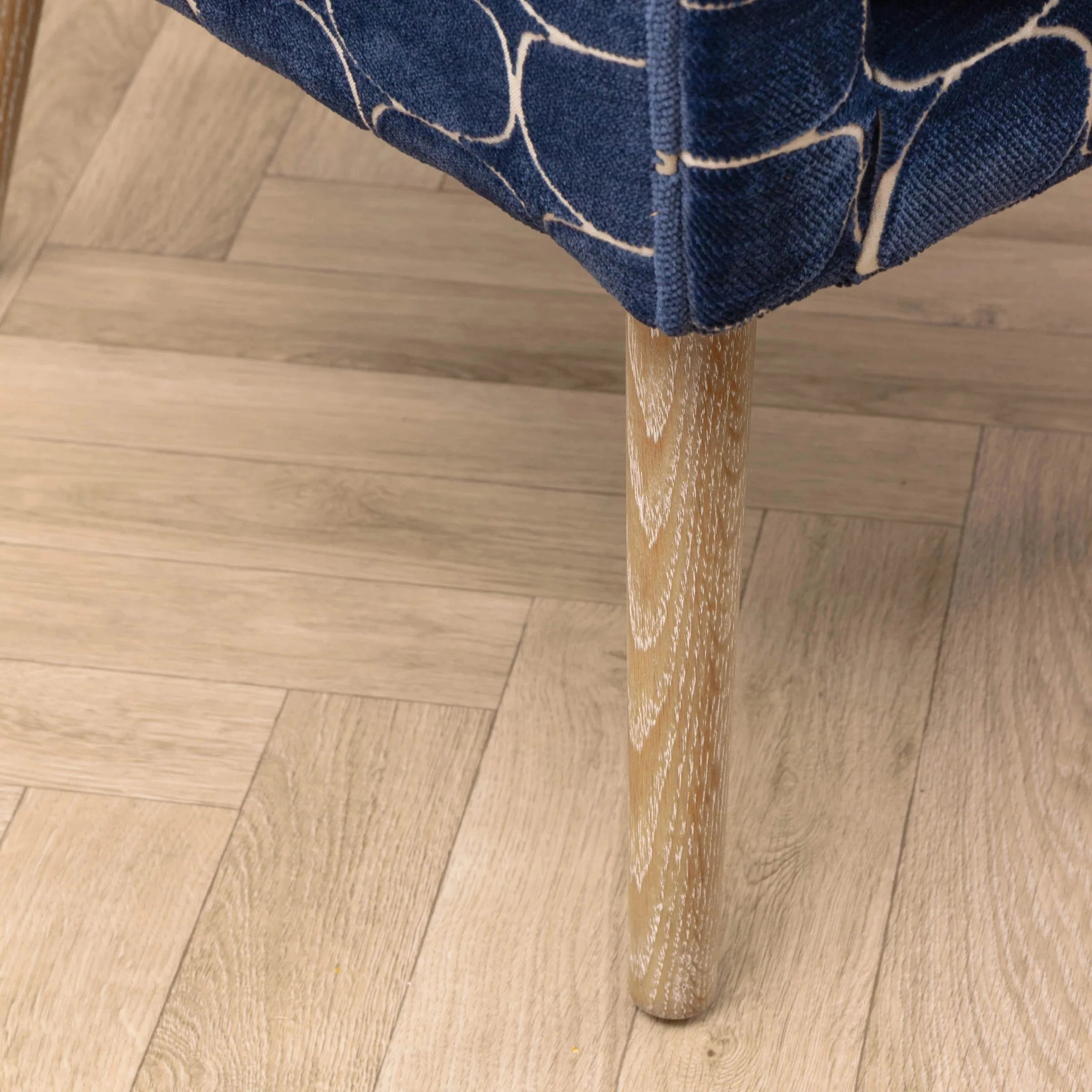 Voyage Maison (Riva Home) Voyage Maison Furniture Voyage Maison Oswald Velvet Chair Blue