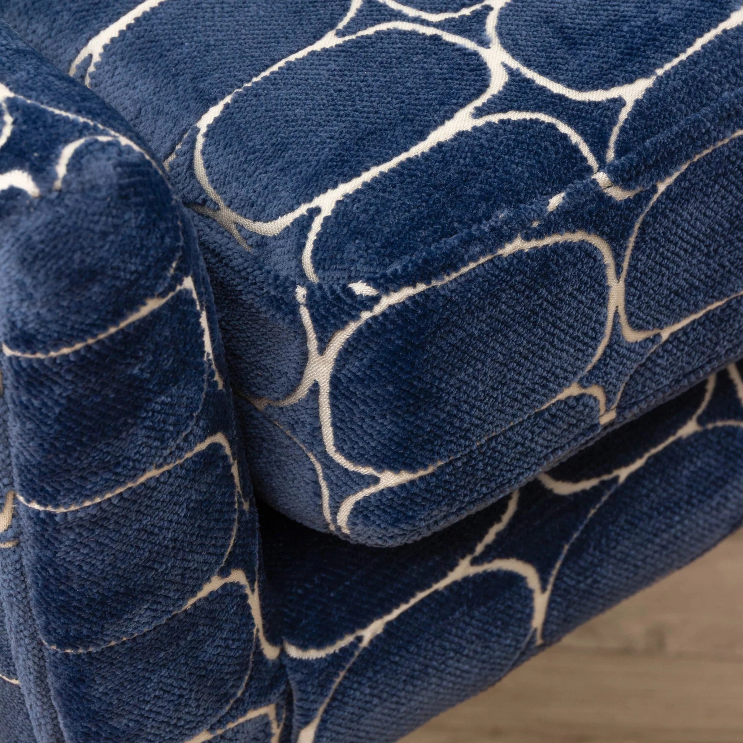 Voyage Maison (Riva Home) Voyage Maison Furniture Voyage Maison Oswald Velvet Chair Blue