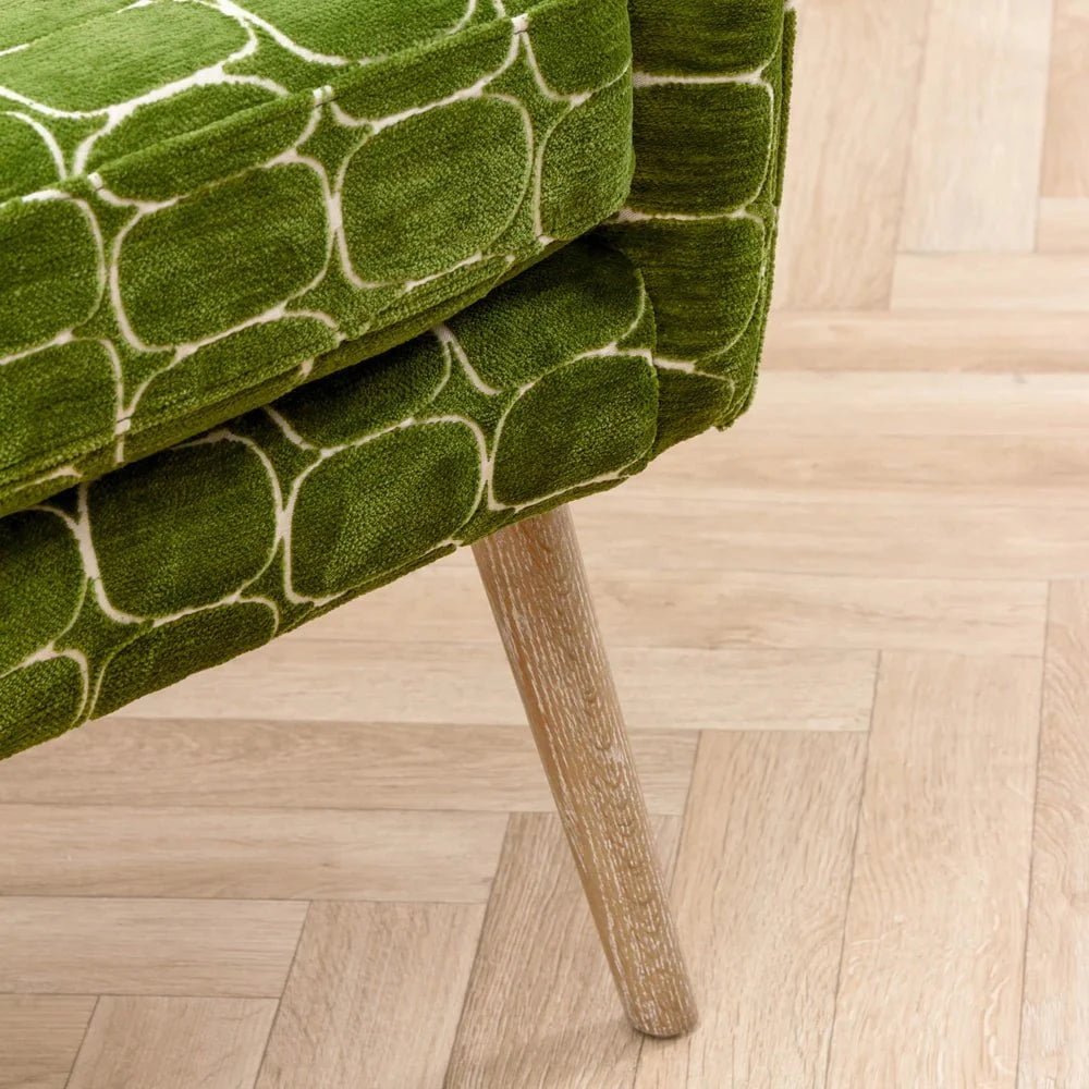 Voyage Maison (Riva Home) Voyage Maison Furniture Voyage Maison Oswald Velvet Chair Green