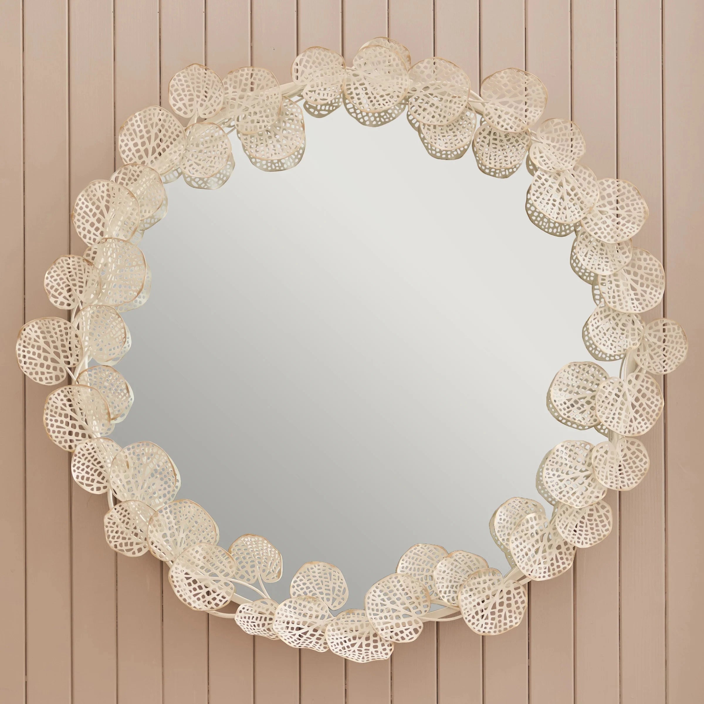 Voyage Maison (Riva Home) Voyage Maison Hand Crafted Mirror GAIA MIRROR ANTIQUE WHITE GOLD by Voyage Maison