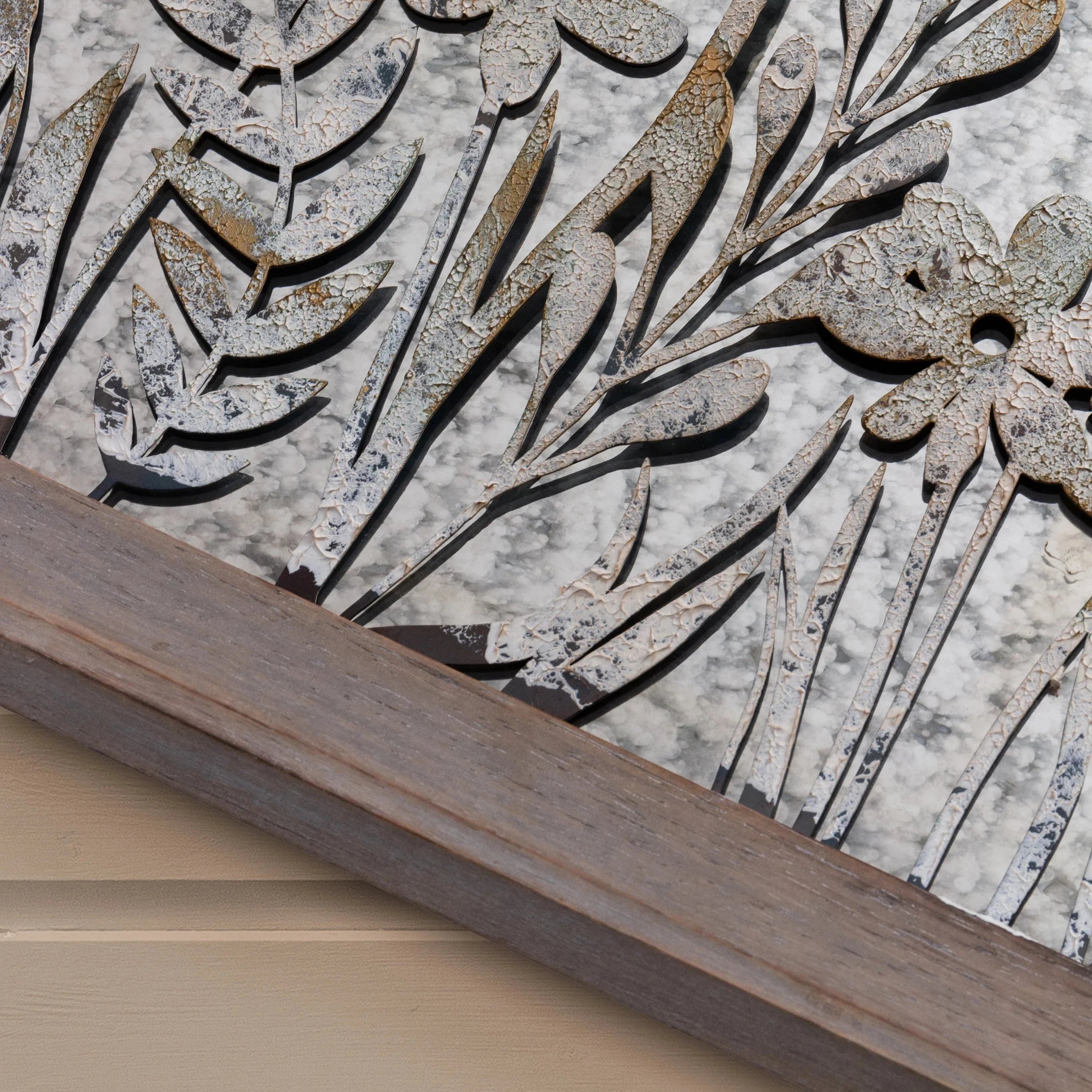 Voyage Maison (Riva Home) Voyage Maison Hand Crafted Mirror Voyage Maison Fleur Et Faune Square Mirror