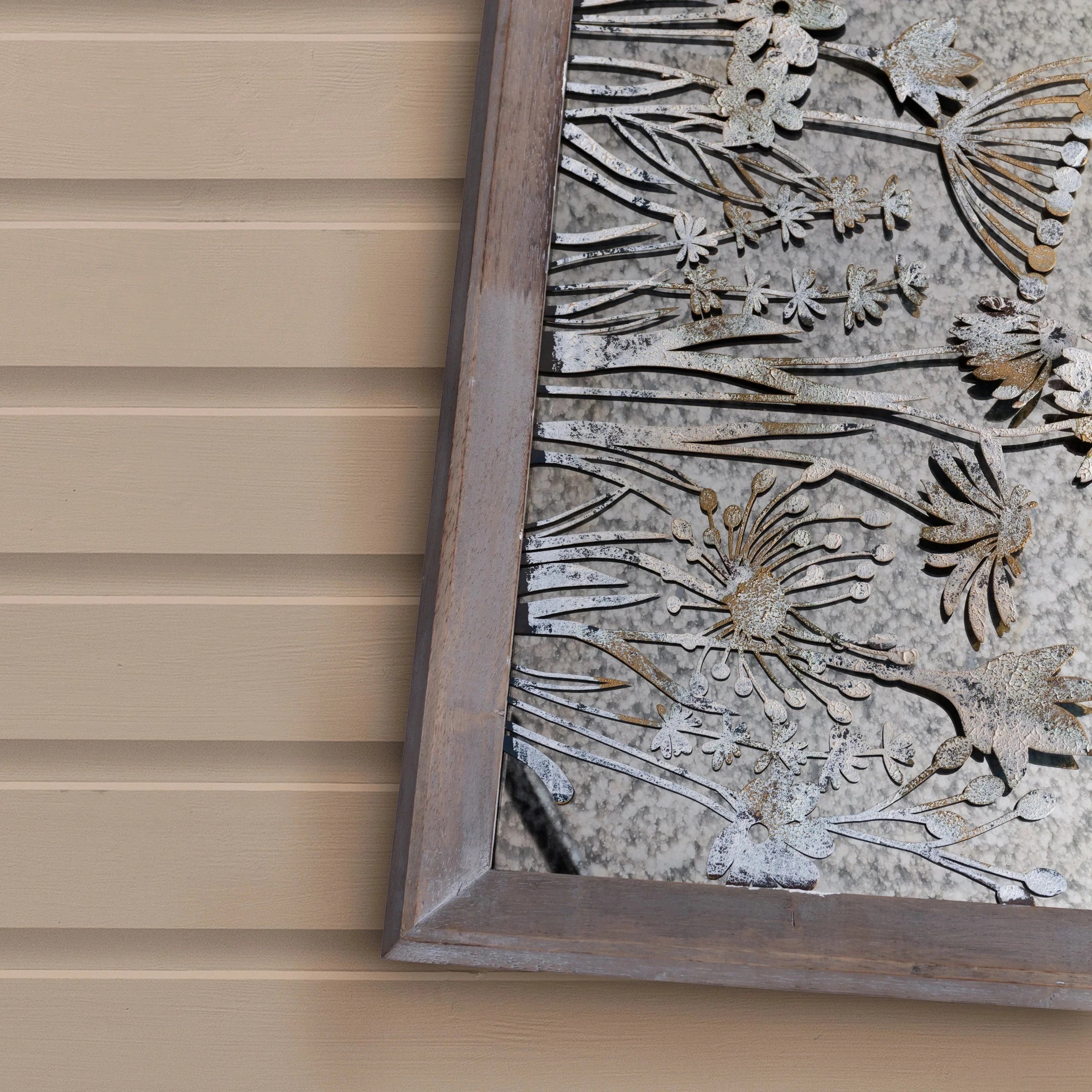 Voyage Maison (Riva Home) Voyage Maison Hand Crafted Mirror Voyage Maison Fleur Et Faune Square Mirror