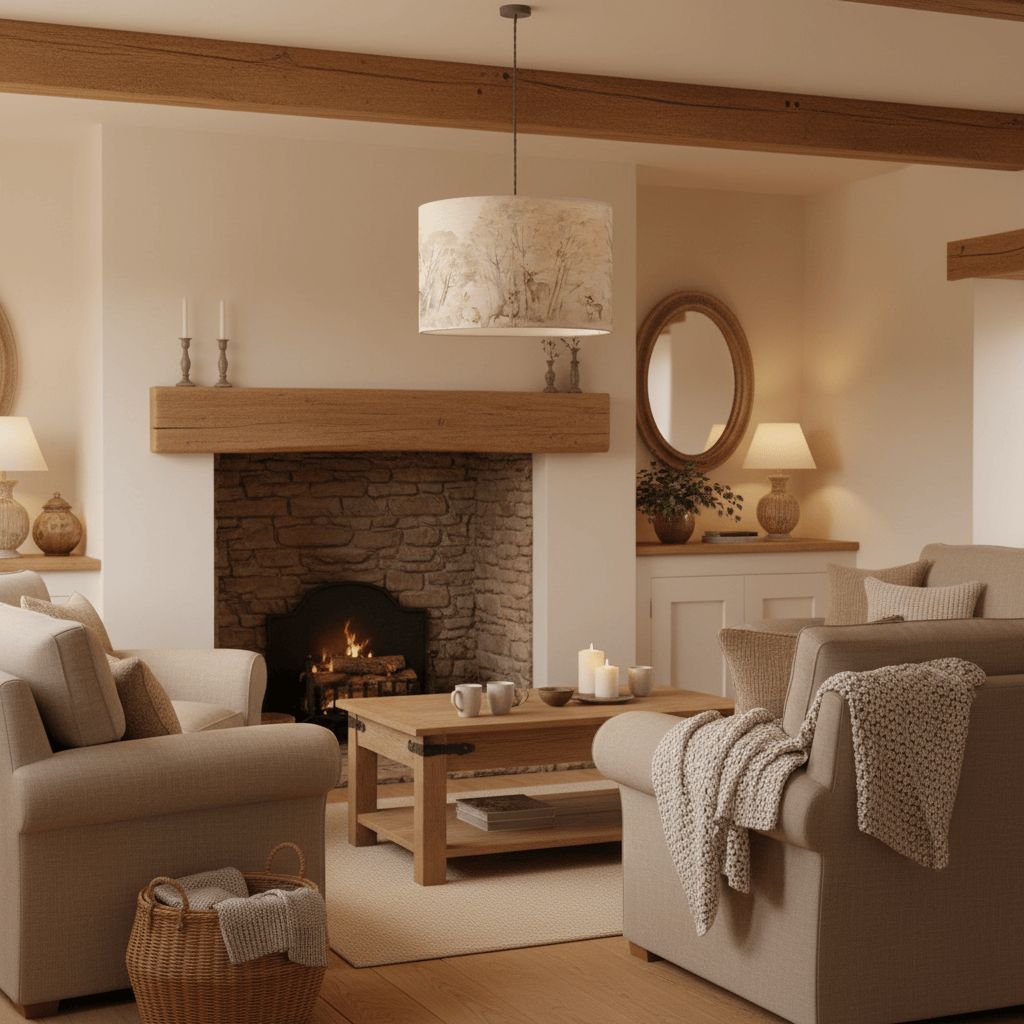 Voyage Maison (Riva Home) Voyage Maison Hand Rolled Shade ENCHANTED FOREST EVA LAMP SHADE FOREST by Voyage Maison