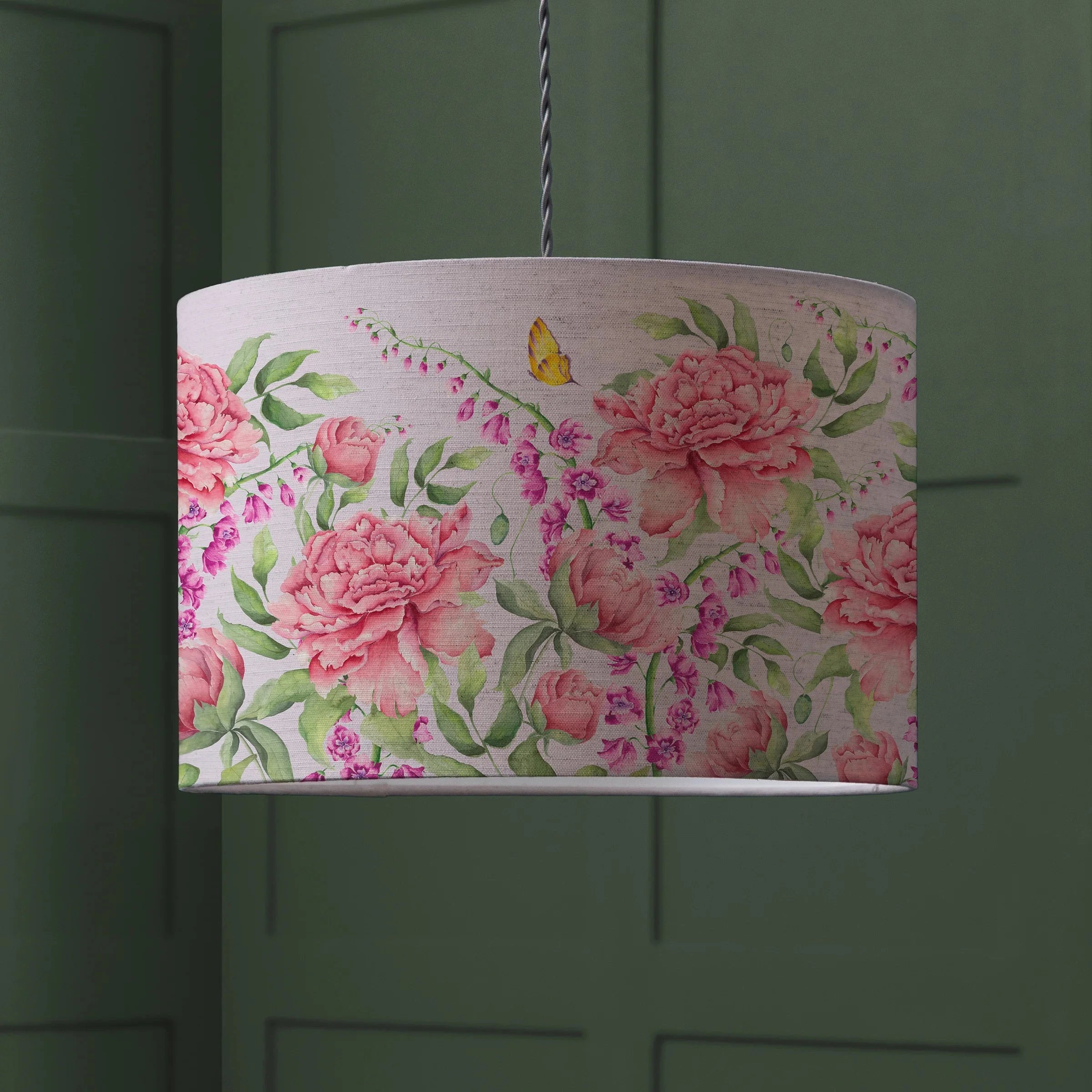 Voyage Maison (Riva Home) Voyage Maison Hand Rolled Shade Voyage Maison Junelle Eva Printed Lamp Shade Heather