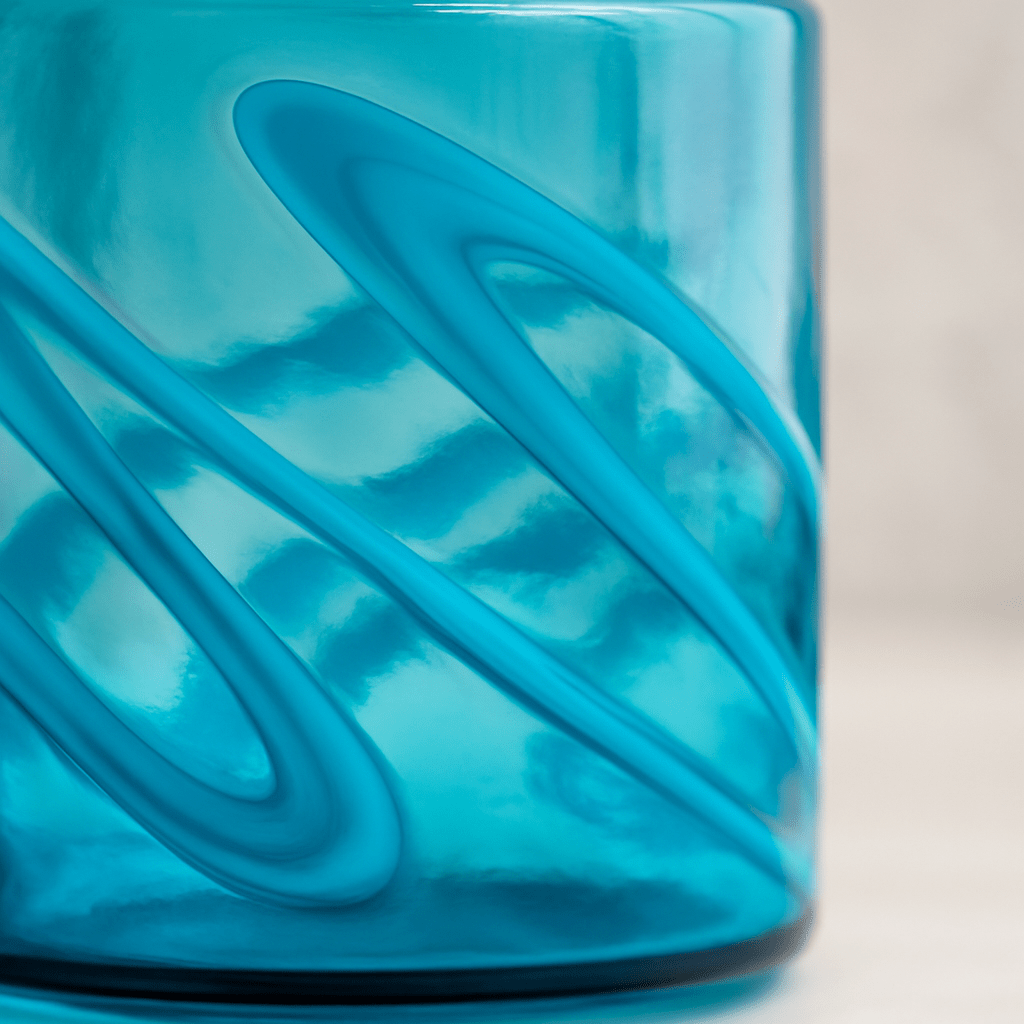 Voyage Maison (Riva Home) Voyage Maison Handmade Designer Art Elbe Hand-Blown Vase Aqua by Voyage Maison