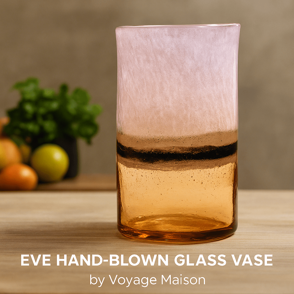 Voyage Maison (Riva Home) Voyage Maison Handmade Designer Art EVE HAND-BLOWN GLASS VASE  by Voyage Maison