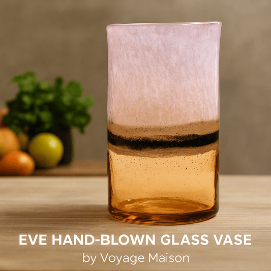 Voyage Maison (Riva Home) Voyage Maison Handmade Designer Art EVE HAND-BLOWN GLASS VASE  by Voyage Maison