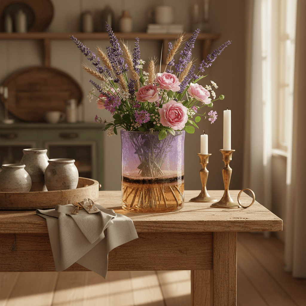 Voyage Maison (Riva Home) Voyage Maison Handmade Designer Art EVE HAND-BLOWN GLASS VASE by Voyage Maison