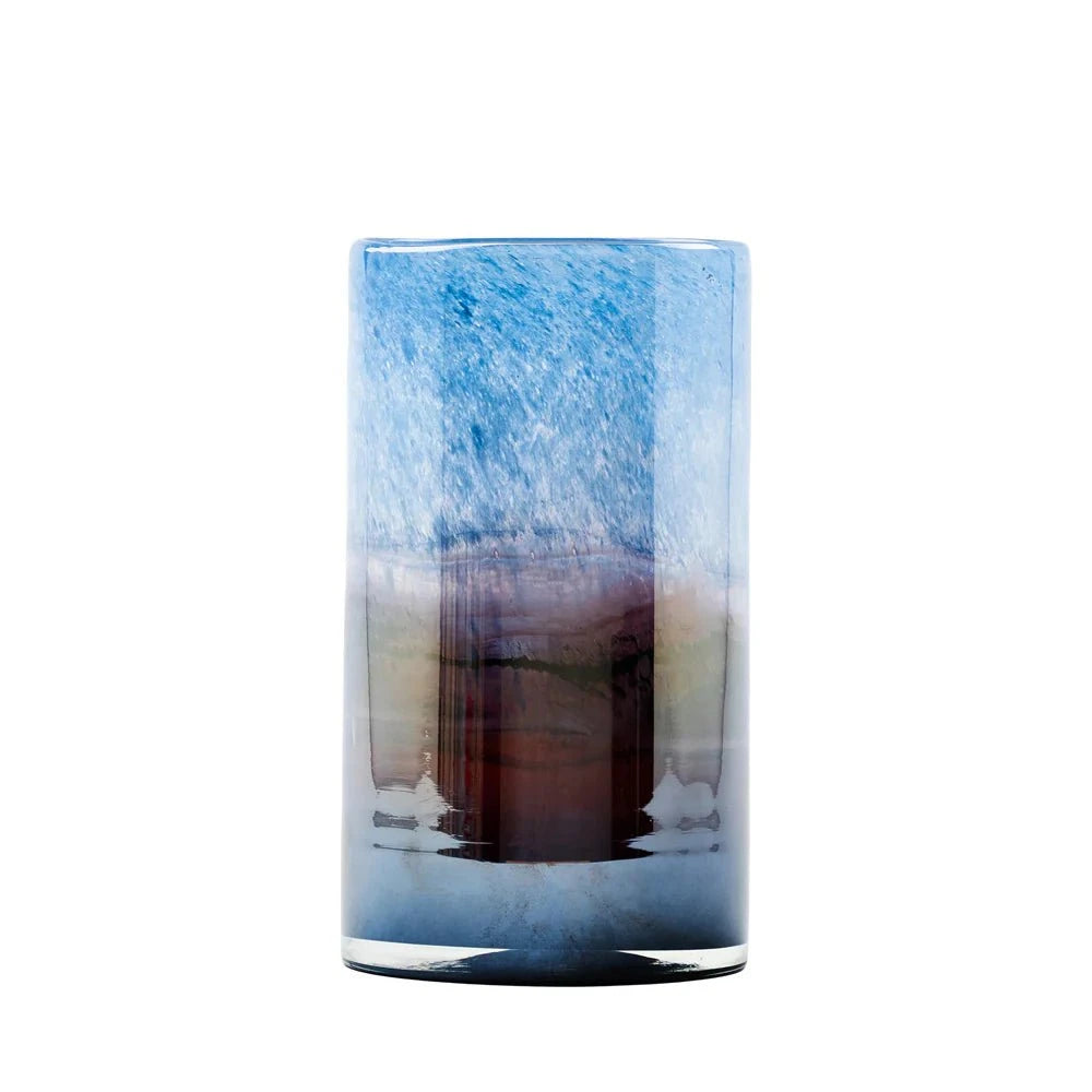 Voyage Maison (Riva Home) Voyage Maison Handmade Designer Art Voyage Maison Dwalin Hand-Blown Vase Cobalt