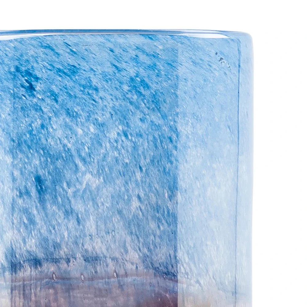 Voyage Maison (Riva Home) Voyage Maison Handmade Designer Art Voyage Maison Dwalin Hand-Blown Vase Cobalt