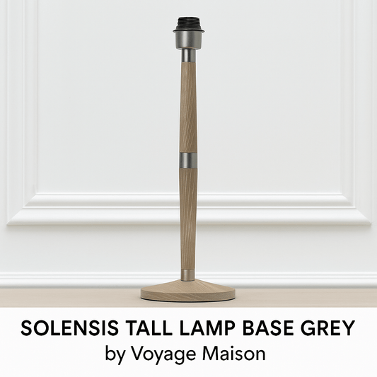 Voyage Maison (Riva Home) Voyage Maison Lamp Base SOLENSIS TALL LAMP BASE GREY by Voyage Maison