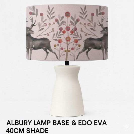 Voyage Maison (Riva Home) Voyage Maison Lamp Bundle ALBURY LAMP BASE & EDO EVA 40CM SHADE – BUNDLE by Voyage Maison