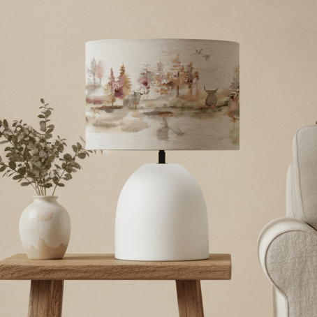 Voyage Maison (Riva Home) Voyage Maison Lamp Bundle CALEDONIAN FOREST EVA SHADE & LARISSA BASE by Voyage Maison