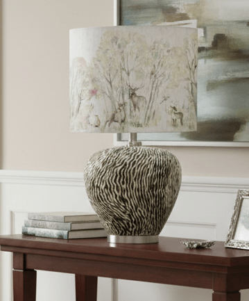 Voyage Maison (Riva Home) Voyage Maison Lamp Bundle ENCHANTED FOREST EVA & ALCINA COMPLETE TABLE LAMP GREY/FOREST by Voyage Maison