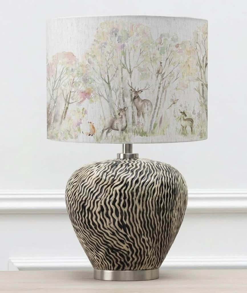 Voyage Maison (Riva Home) Voyage Maison Lamp Bundle ENCHANTED FOREST EVA & ALCINA COMPLETE TABLE LAMP GREY/FOREST by Voyage Maison