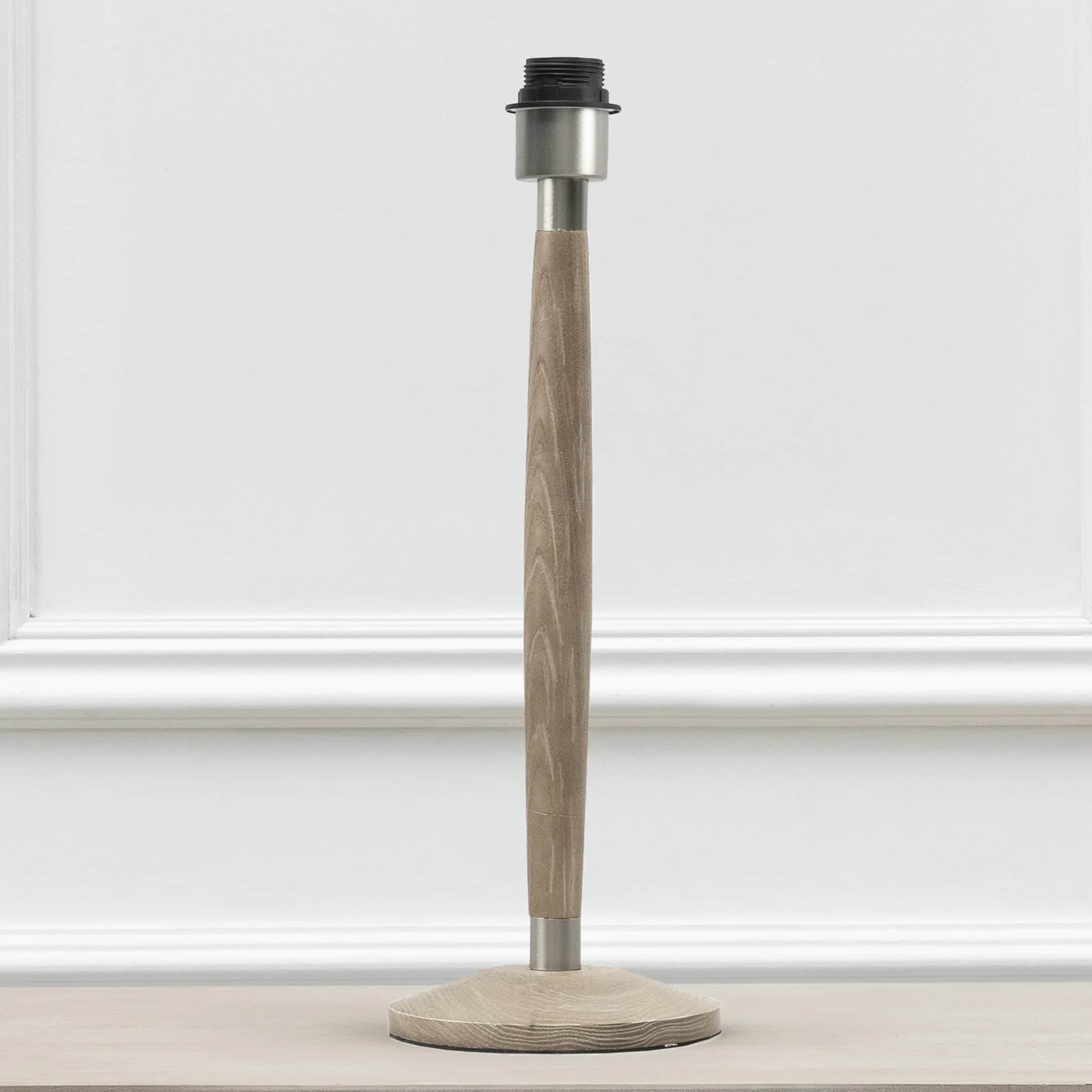 Voyage Maison (Riva Home) Voyage Maison Lamp Bundle SOLENSIS MEDIUM LAMP BASE GREY & CLAUDIA EVA SHADE BUNDLE by Voyage Maison