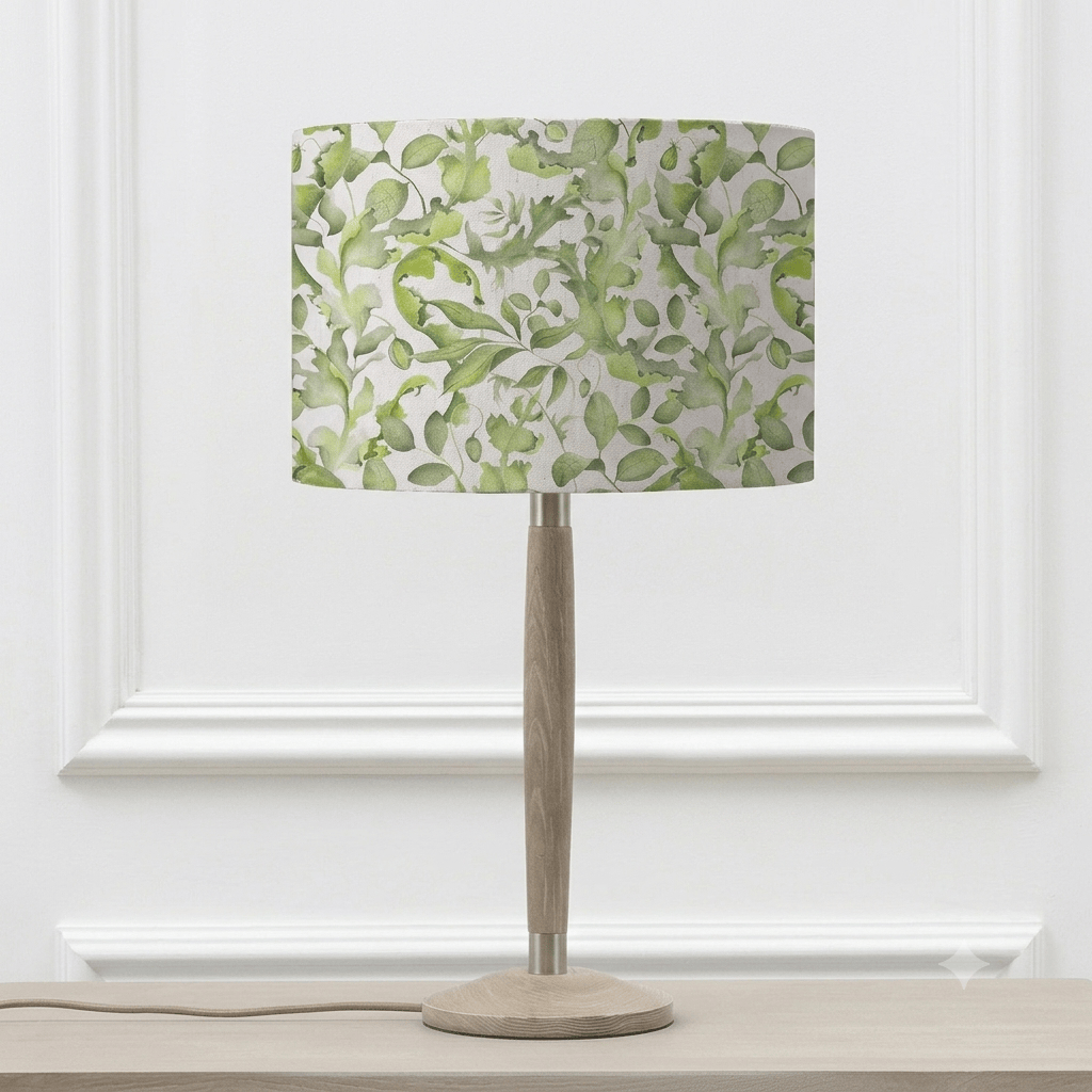 Voyage Maison (Riva Home) Voyage Maison Lamp Bundle SOLENSIS MEDIUM LAMP BASE GREY & CLAUDIA EVA SHADE BUNDLE by Voyage Maison
