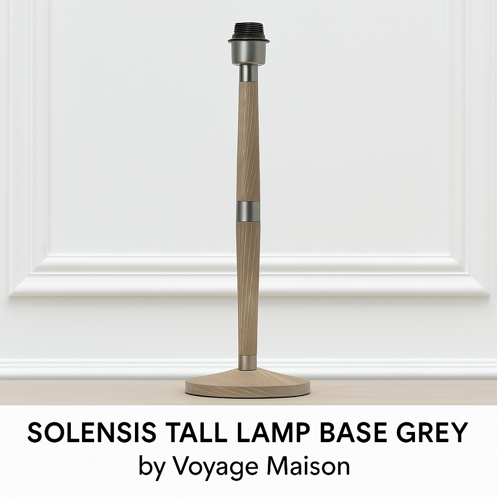 Voyage Maison (Riva Home) Voyage Maison Lamp Bundle SOLENSIS TALL LAMP BASE & CLAUDIA EVA SHADE by Voyage Maison