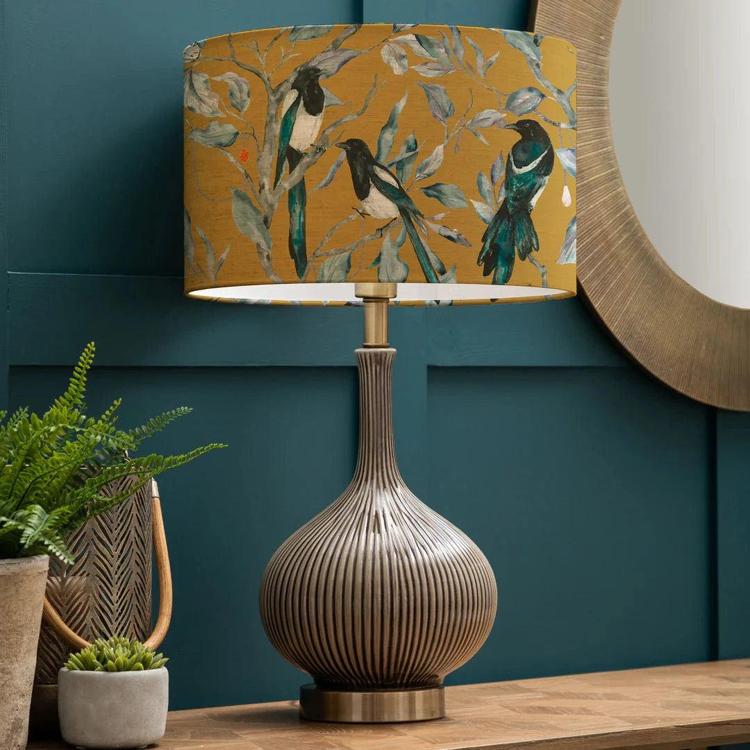 Voyage Maison (Riva Home) Voyage Maison Lamp Bundle Voyage Maison Collector Eva 46cm & Ursula Complete Table Lamp Stone/Gold