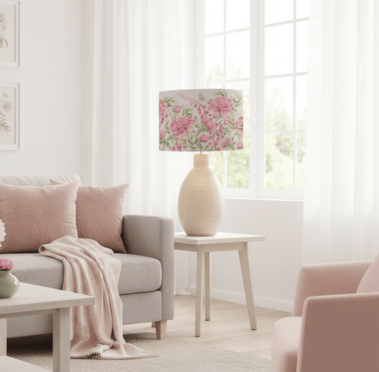 Voyage Maison (Riva Home) Voyage Maison Lamp Bundle Voyage Maison Junelle 46cm Eva & Epona Complete Table Lamp Cream/Pink