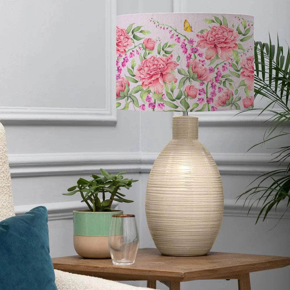 Voyage Maison (Riva Home) Voyage Maison Lamp Bundle Voyage Maison Junelle D40cm Eva & Epona Complete Table Lamp Cream/Pink