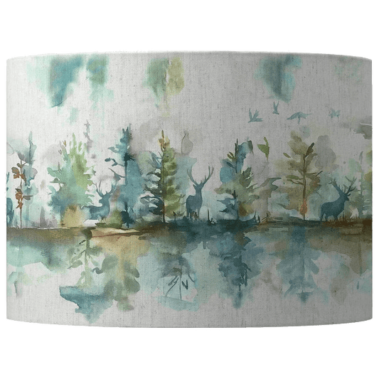 Voyage Maison (Riva Home) Voyage Maison Lamp Bundle Voyage Maison Wilderness Eva Shade & Ursula Ceramic Table Lamp – Stone/Topaz