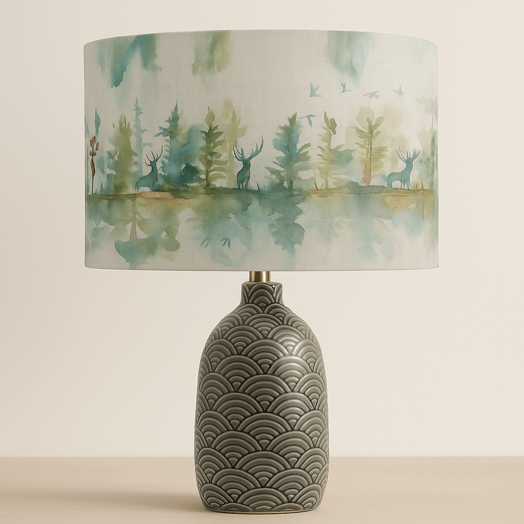 Voyage Maison (Riva Home) Voyage Maison Lamp Bundle Wilderness Eva & Jadis Complete Table Lamp Grey / Topaz by Voyage Maison