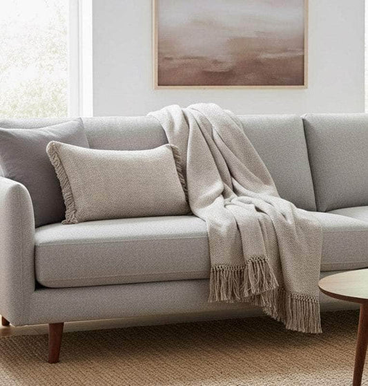 Voyage Maison (Riva Home) Voyage Maison Throw Oryx Heather Lined Throw by Voyage Maison