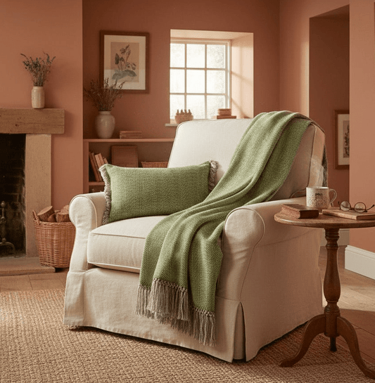 Voyage Maison (Riva Home) Voyage Maison Throw Oryx Meadow Lined Throw by Voyage Maison