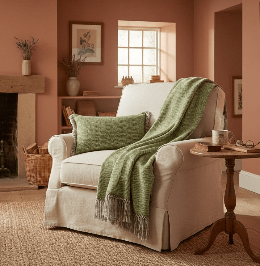 Voyage Maison (Riva Home) Voyage Maison Throw Oryx Meadow Lined Throw by Voyage Maison