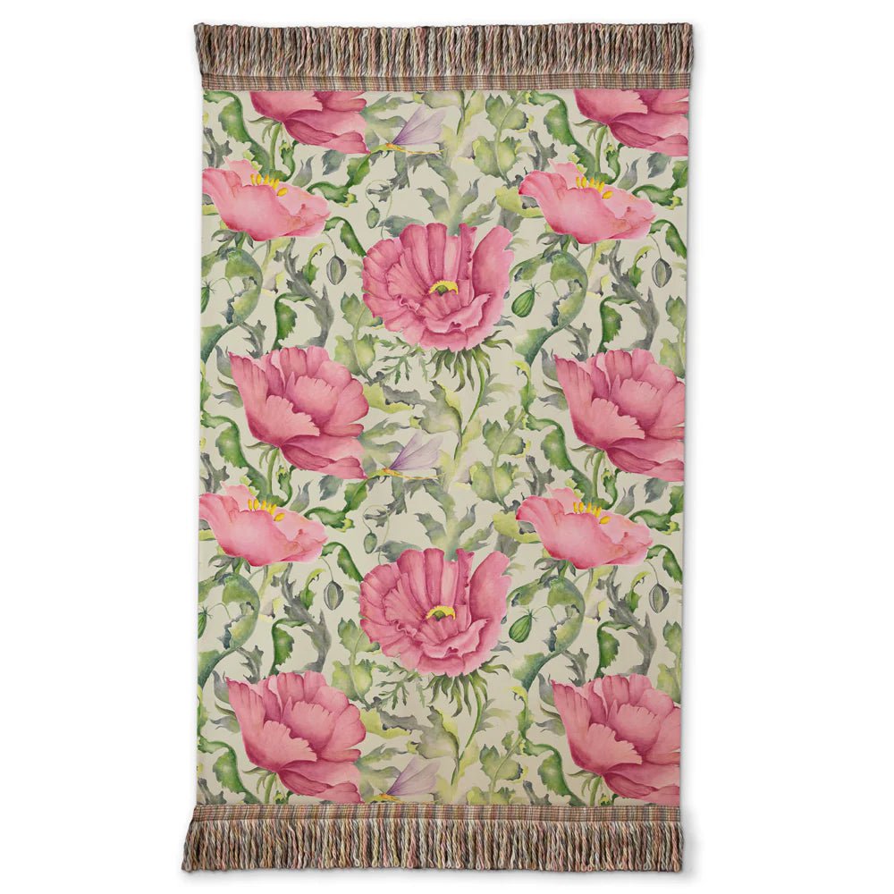 Voyage Maison (Riva Home) Voyage Maison Throw Voyage Maison Valeria Printed Fringe Throw Sage