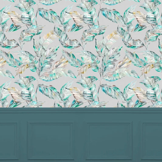 Voyage Maison Voyage Maison Wallpaper Animals Mizuna 1.4m Wide Width Wallpaper (By The Metre) in Emerald
