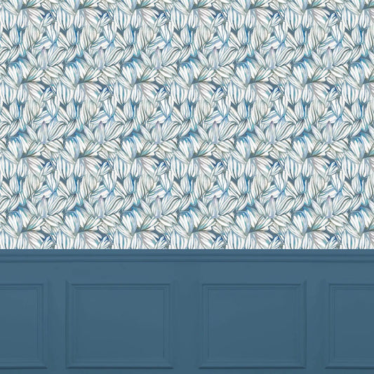 Voyage Maison Voyage Maison Wallpaper Animals Topia 1.4m Wide Width Wallpaper (By The Metre) in Cobalt