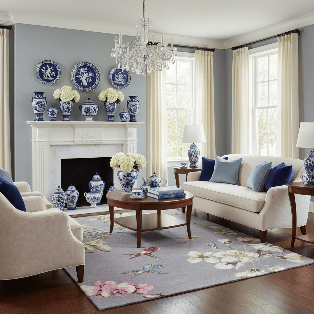 Wedgwood (Brink & Campman) Designer Rugs 120 centimetres by 180 centimetres (approx. 3 foot 11 inches by 5 foot 11 inches) / Grey WEDGWOOD HUMMINGBIRD AREA RUG by Brink & Campman