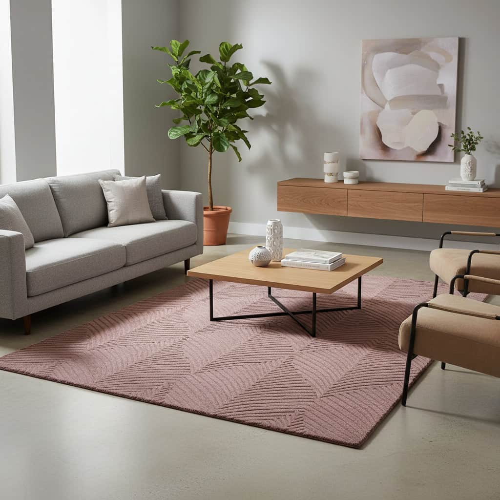 Wedgwood (Brink & Campman) Designer Rugs 120 centimetres by 180 centimetres (approx. 3 foot 11 inches by 5 foot 11 inches) / Mink WEDGWOOD FOLIA AREA RUG by Brink & Campman