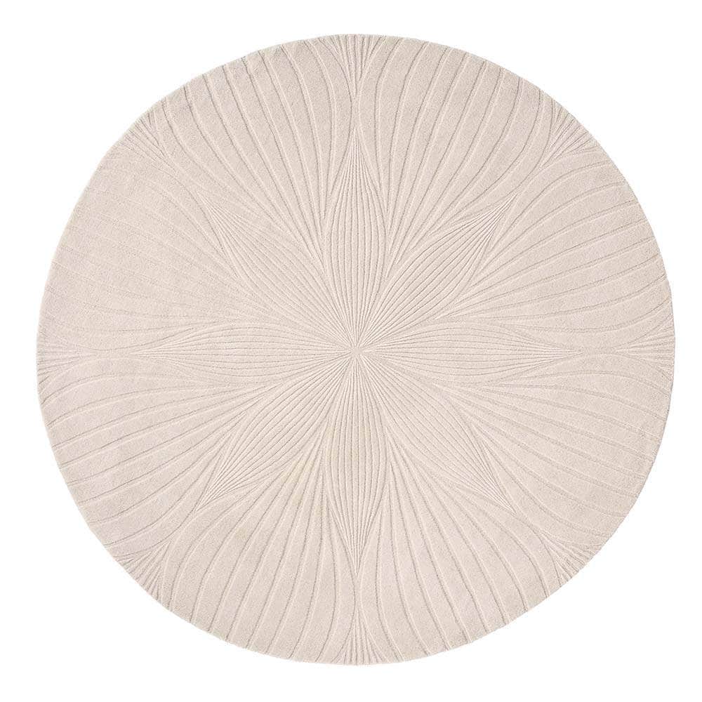 Wedgwood (Brink & Campman) Designer Rugs ROUND 200cm / Stone Wedgwood Folia 2.0 Pure New Wool Rug (available in 3 colours) by Brink & Campman