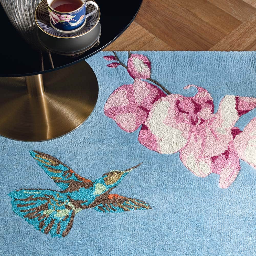 Wedgwood (Brink & Campman) Designer Rugs WEDGWOOD HUMMINGBIRD AREA RUG by Brink & Campman