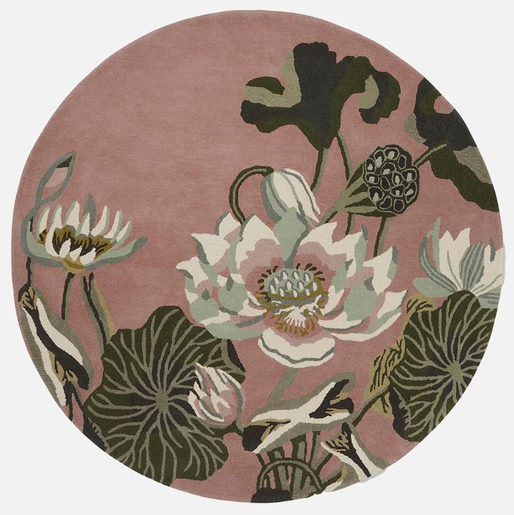 Wedgwood (Brink & Campman) Designer Rugs WEDGWOOD WATERLILY AREA RUG by Brink & Campman
