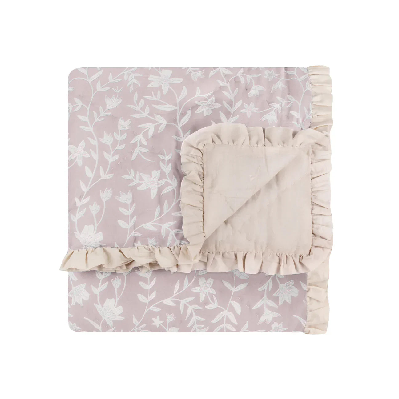 Wylder (Riva Home) Bedspread Blush / 150cm x 200cm AMELIA 100% COTTON QUILTED BEDSPREAD by Wylder