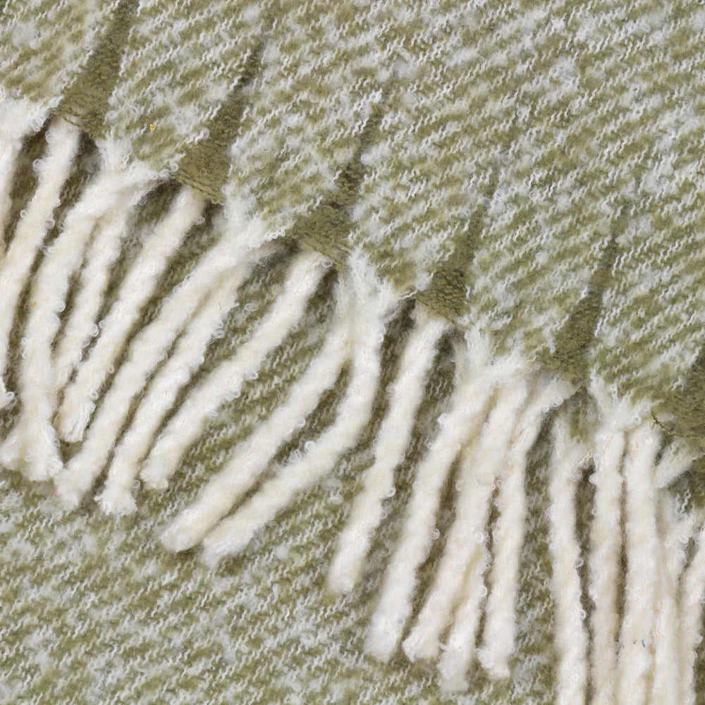 Wylder (Riva Home) Bedspread/Throw ISLA WOVEN TASSELLED THROW by Wylder